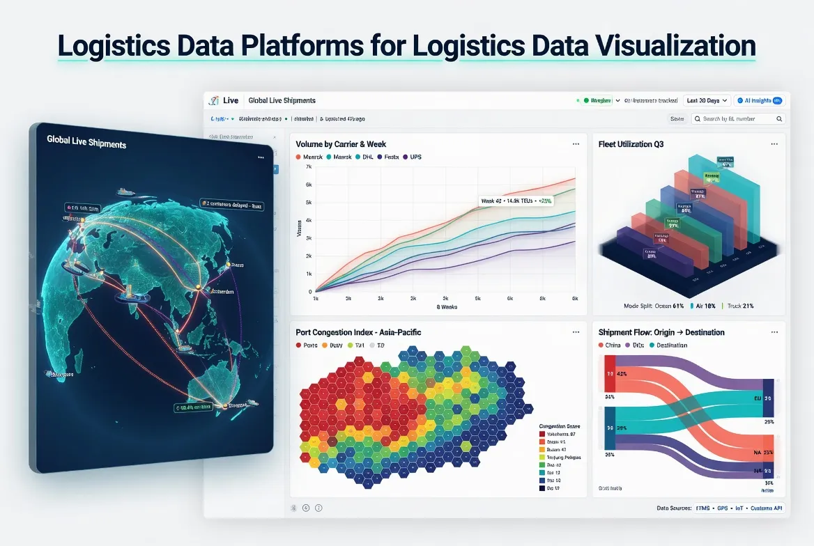 ​Logistics Data Platforms for Logistics Data Visualization