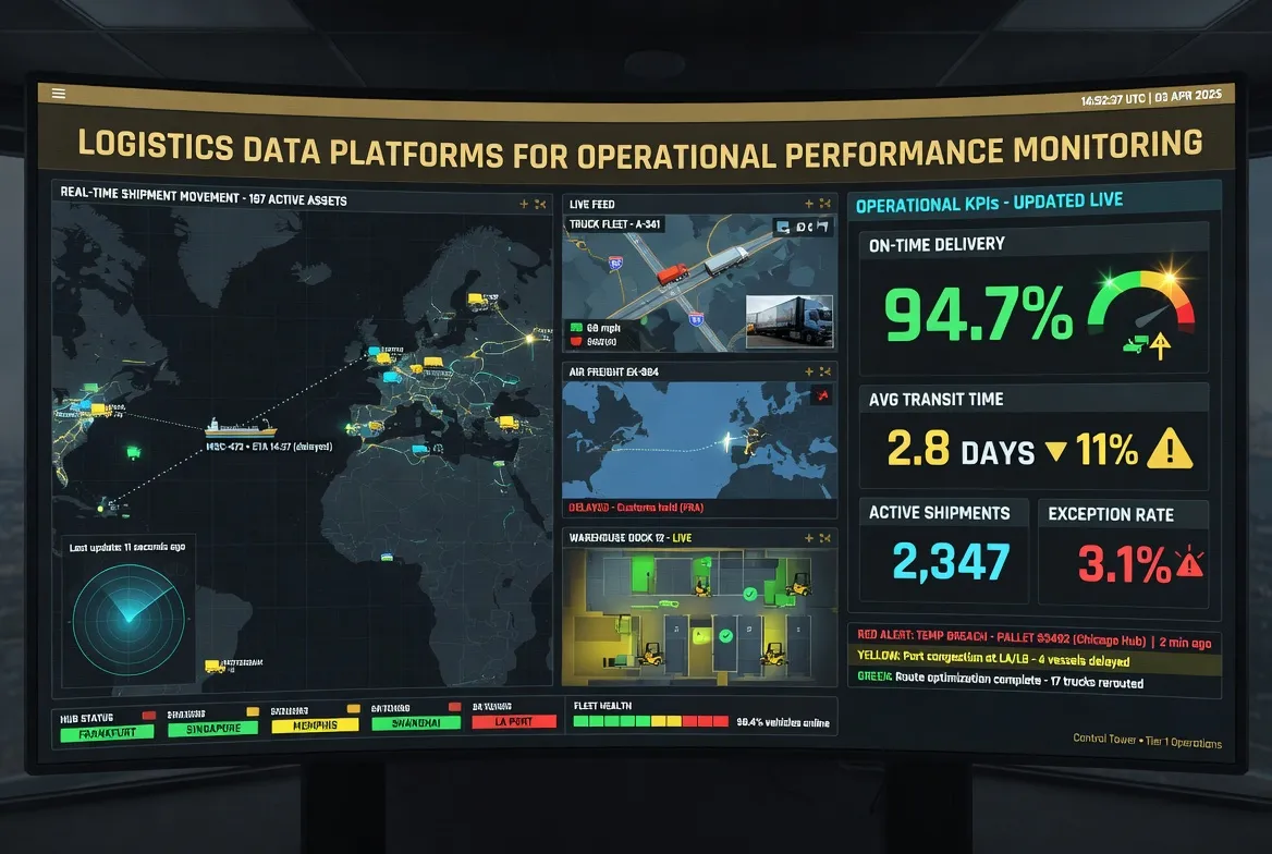 ​Logistics Data Platforms for Operational Performance Monitoring