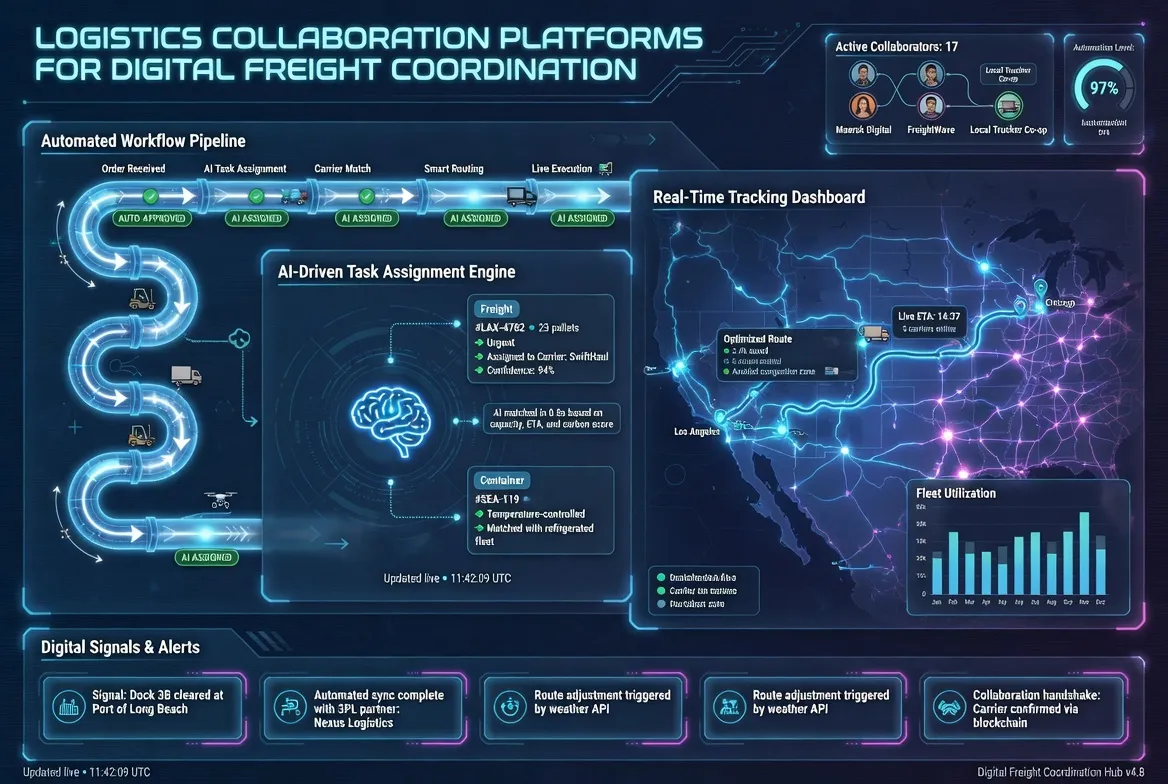 ​Logistics Collaboration Platforms for Digital Freight Coordination