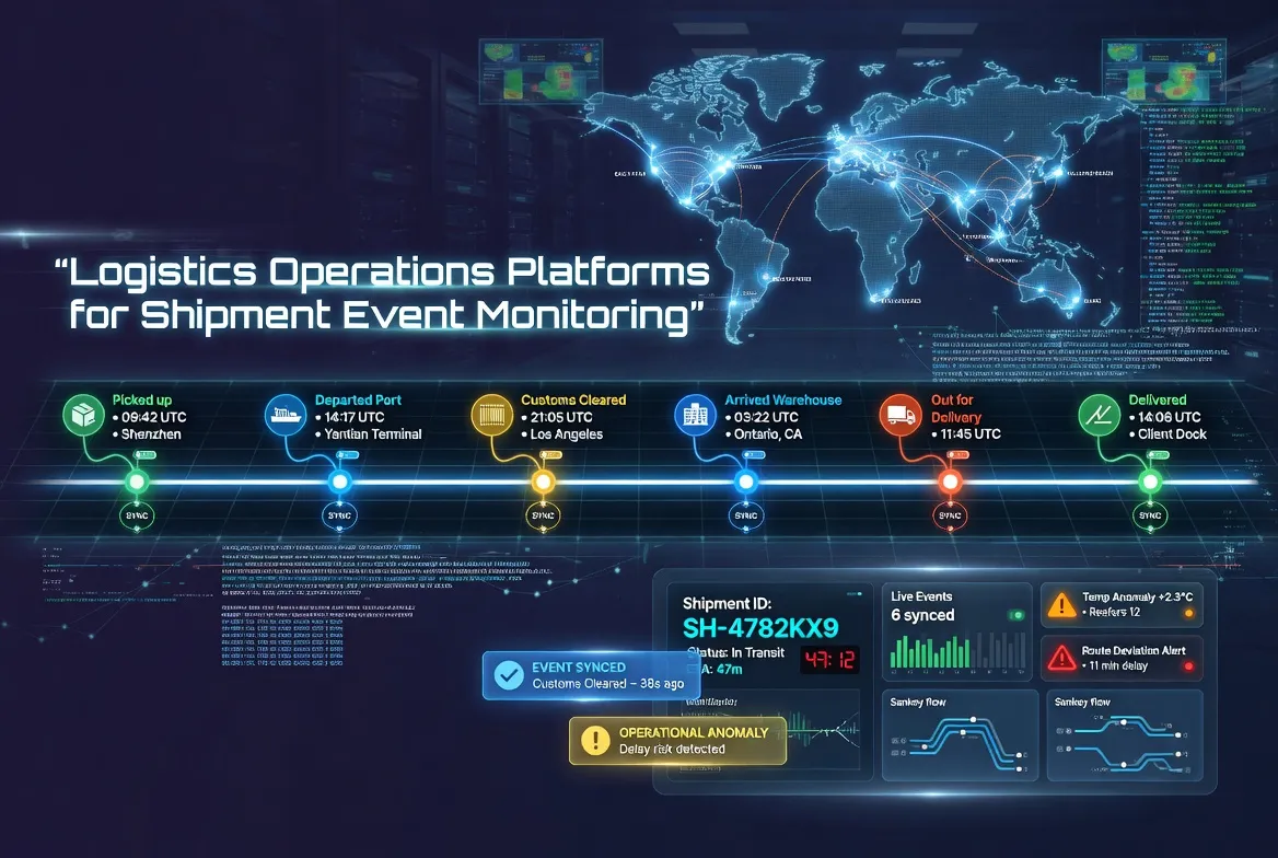 ​Logistics Operations Platforms for Shipment Event Monitoring