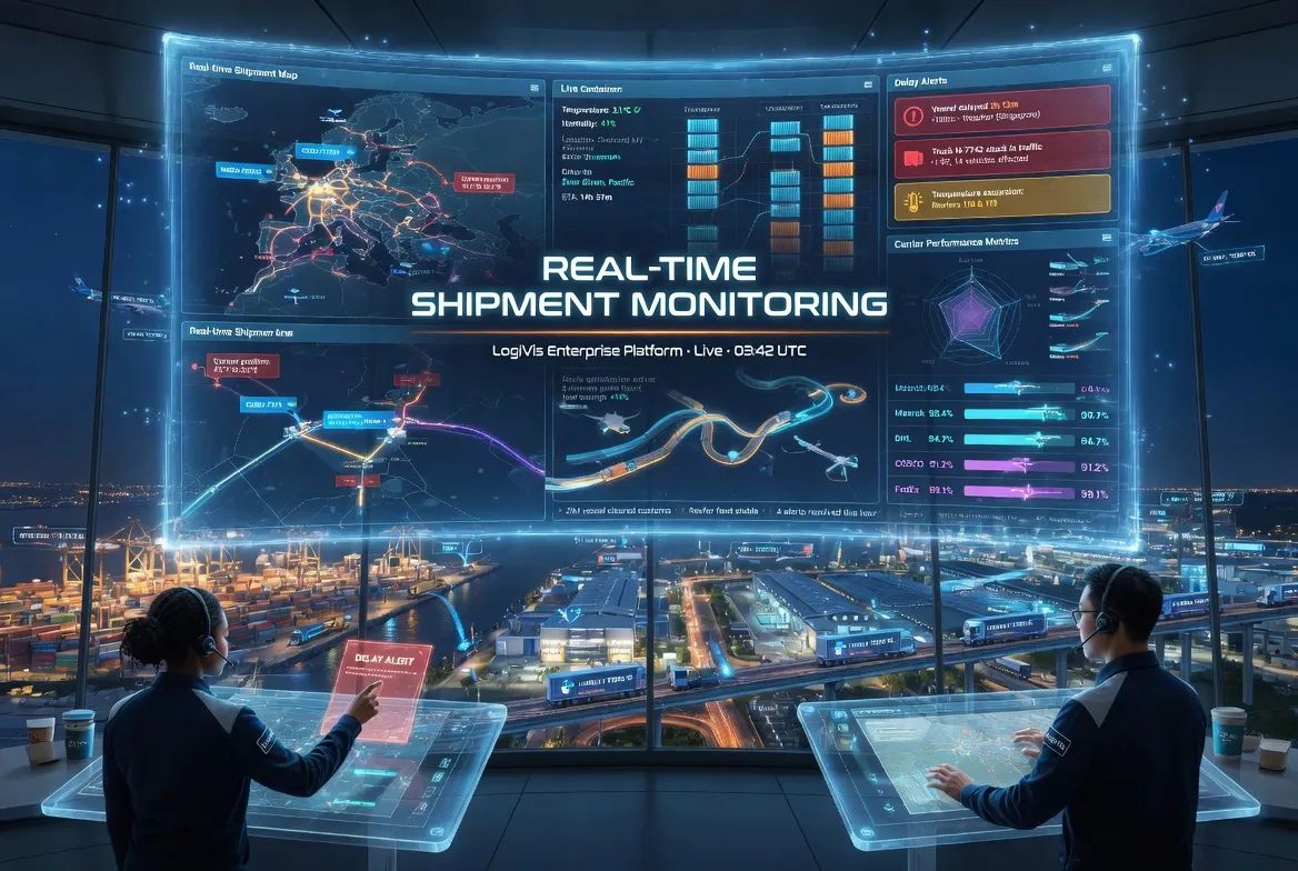 ​Logistics Visibility Platforms for Real-Time Shipment Monitoring