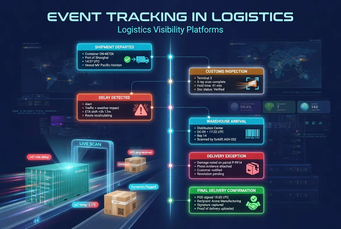 ​Logistics Visibility Platforms for Event Tracking in Logistics