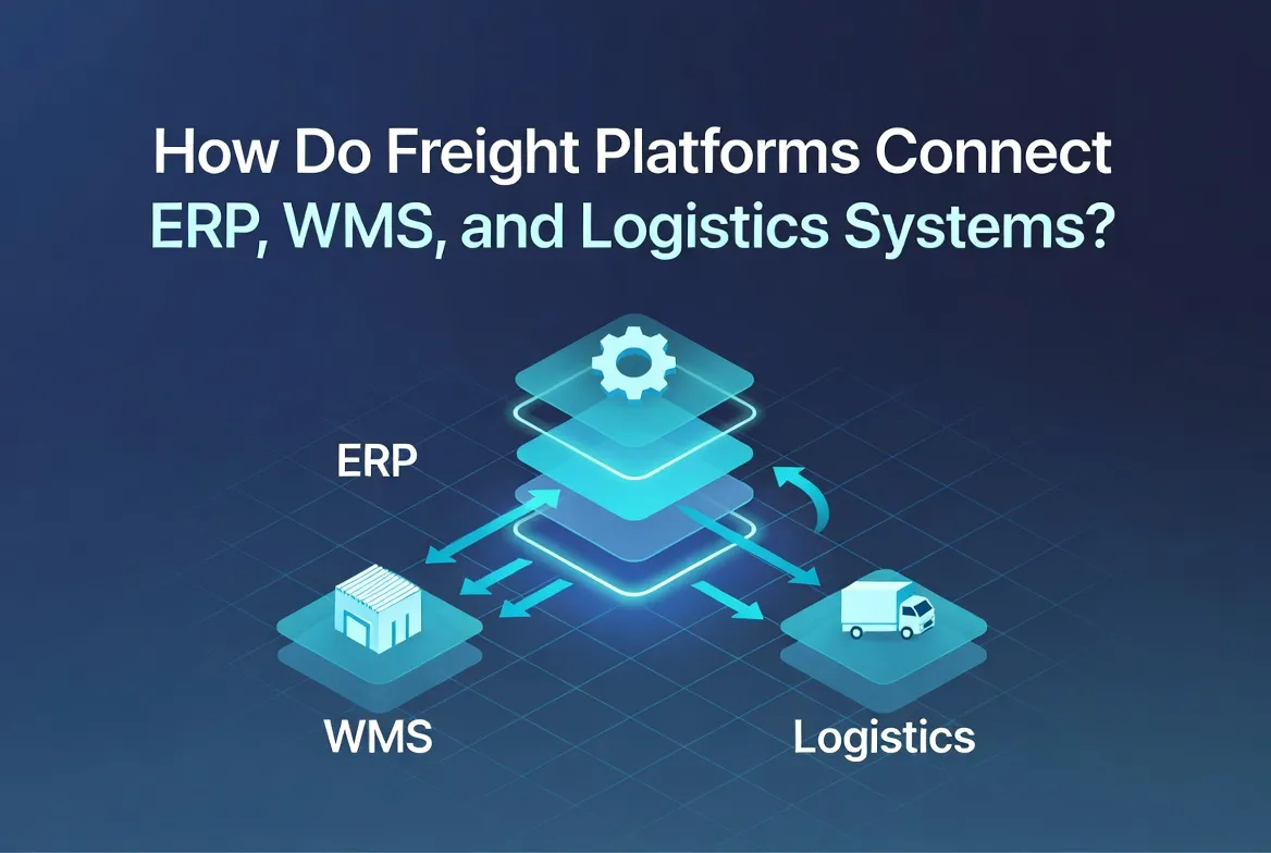​How Do Freight Platforms Connect ERP, WMS, and Logistics Systems?