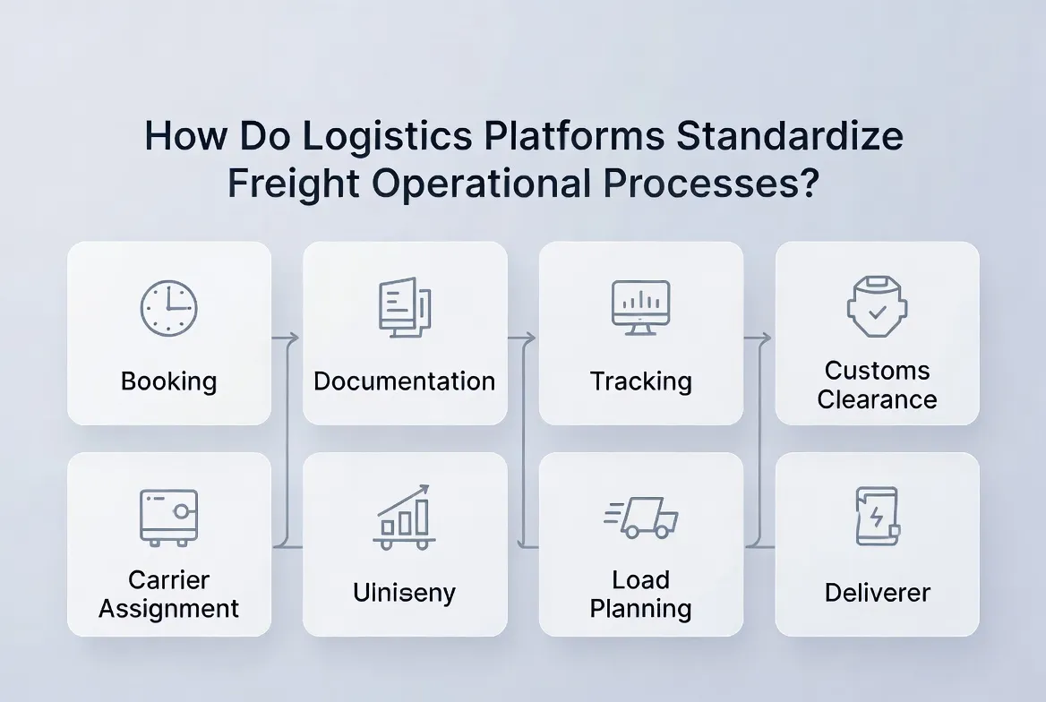 ​How Do Logistics Platforms Standardize Freight Operational Processes?