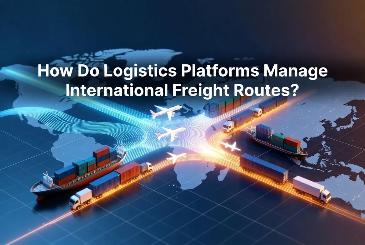 ​How Do Logistics Platforms Manage International Freight Routes?