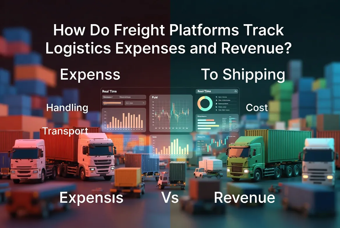​How Do Freight Platforms Track Logistics Expenses and Revenue?