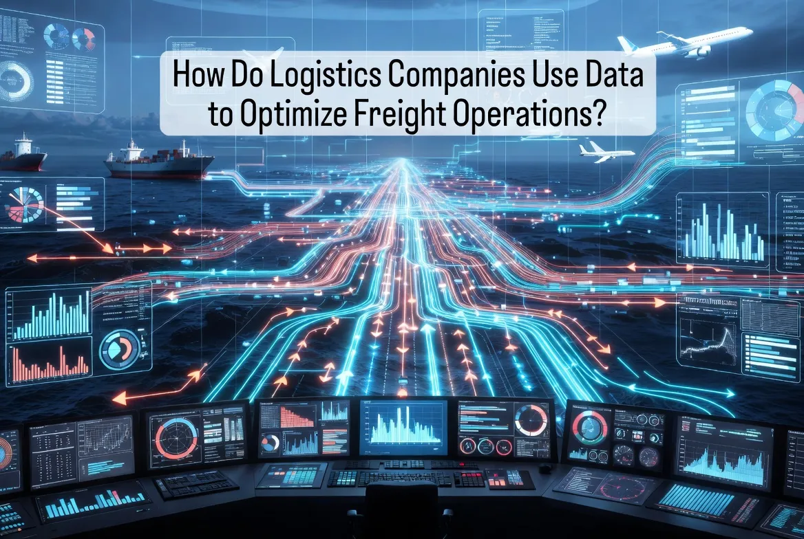 ​How Do Logistics Companies Use Data to Optimize Freight Operations?