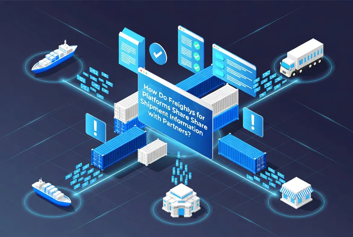 ​How Do Freight Platforms Share Shipment Information with Partners?