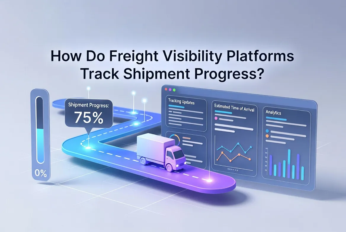 ​How Do Freight Visibility Platforms Track Shipment Progress?