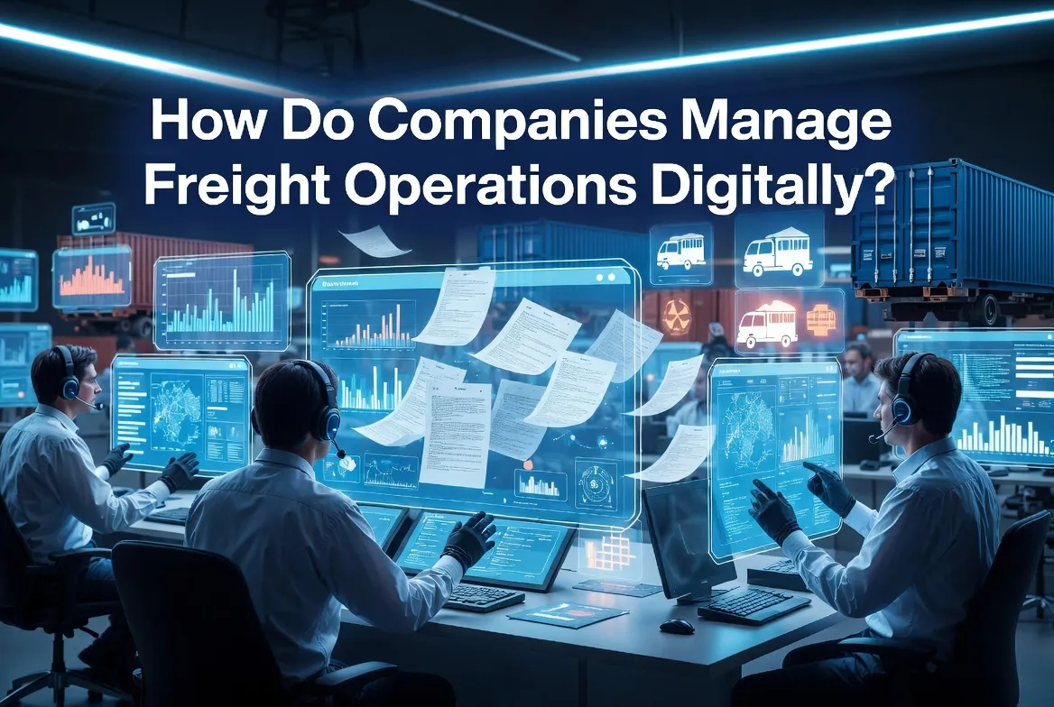 ​How Do Companies Manage Freight Operations Digitally?